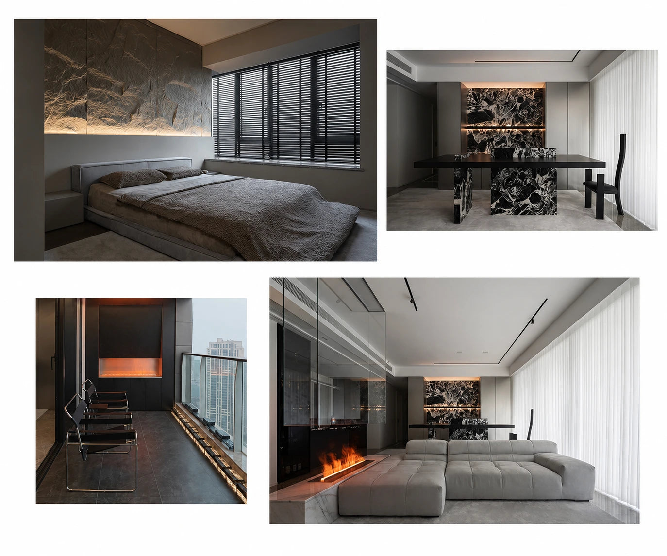 Modern bedroom furniture sourced through Sophiakey for overseas buyers