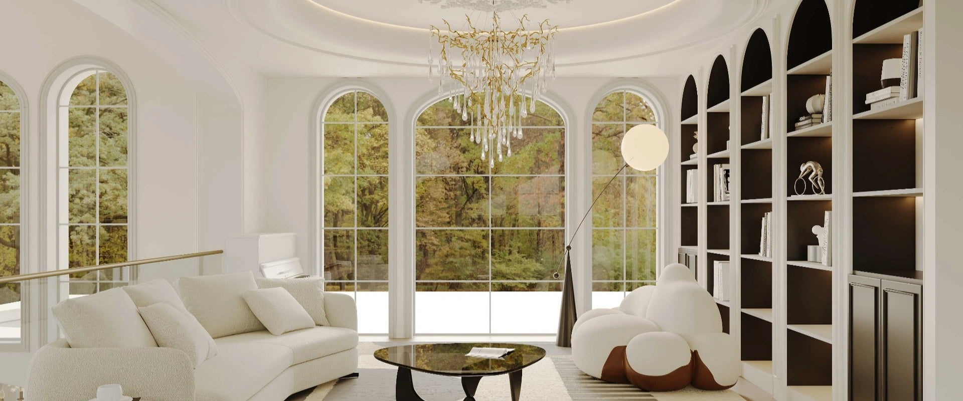 Modern living room furniture sourced through Sophiakey