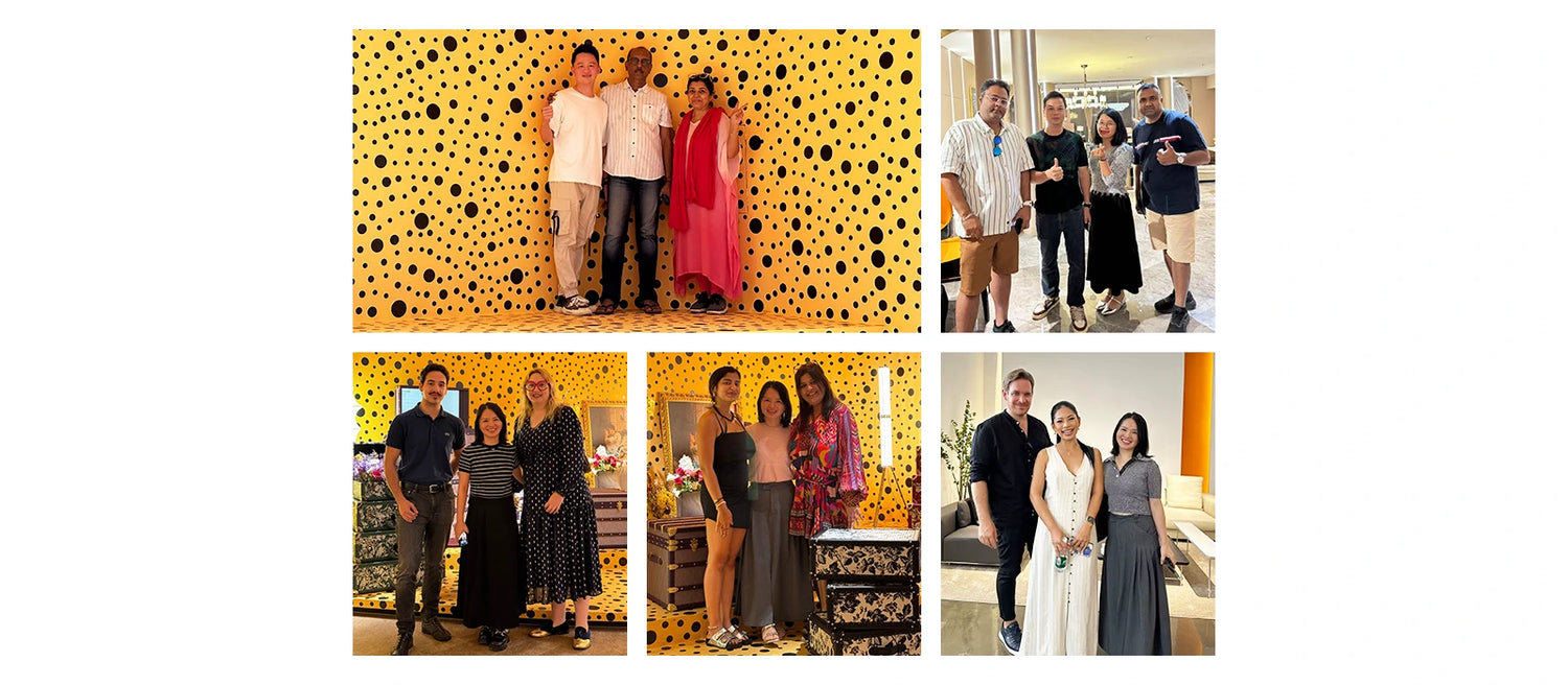 International furniture buyers reviewing Sophiakey sourcing service